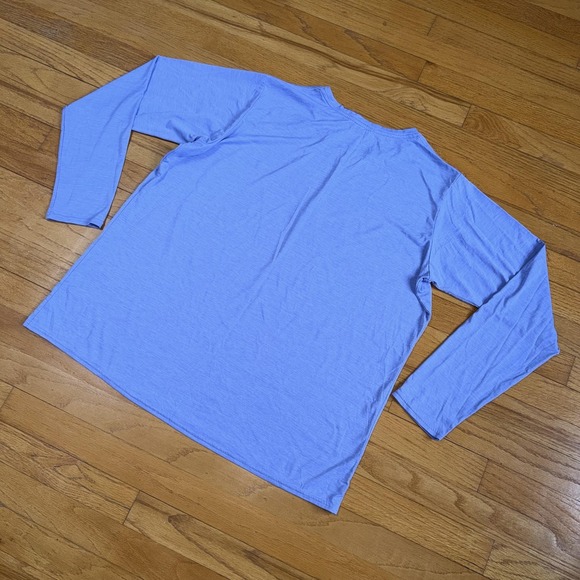 Patagonia Capilene Cool Daily Shirt Womens 2XL Blue Long Sleeve Graphic Tee Top - Picture 8 of 10